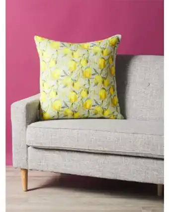 Home Goods 24x24 textured lemon pillow offer