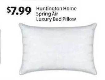 Aldi Huntington home spring air luxury bed pillow offer