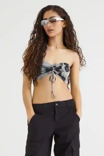 H&M Drawstring bandeau top offer
