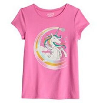 Kohl's Girls 4-12 jumping beans® graphic tee offer