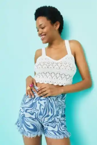 H&M High waist denim shorts offer