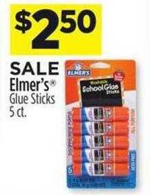 Dollar General Elmer's glue sticks offer