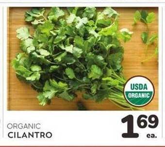 Albertsons Organic cilantro offer