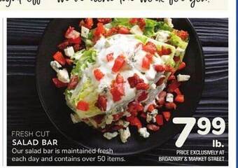 Albertsons Salad bar offer