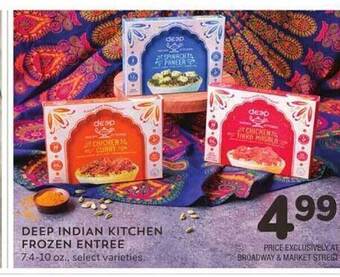 Albertsons Deep indian kitchen frozen entree offer