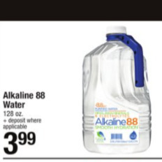 Shaw's Alkaline 88 water offer