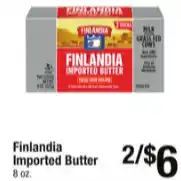 Shaw's Finlandia imported butter offer