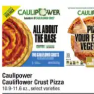 Shaw's Caulipower cauliflower crust pizza offer