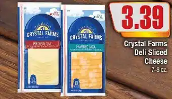 Econofoods Crystal farms deli sliced cheese offer