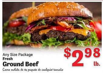Food Depot Fresh ground beef offer