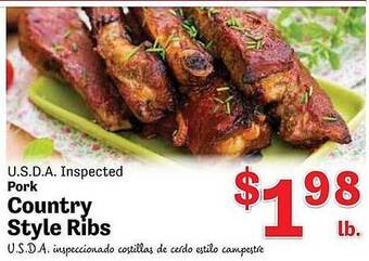 Food Depot Pork country style ribs offer