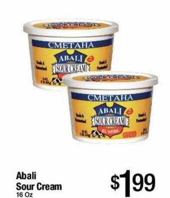 Jons International Abali sour cream offer