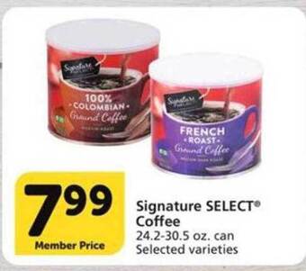 Vons Signature select coffee offer