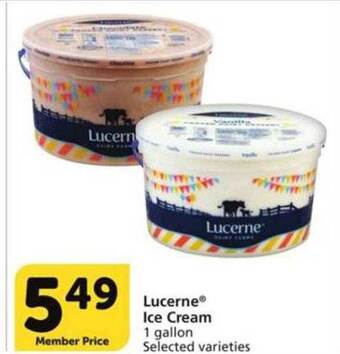 Vons Lucerne ice cream offer