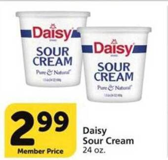 Vons Daisy sour cream offer
