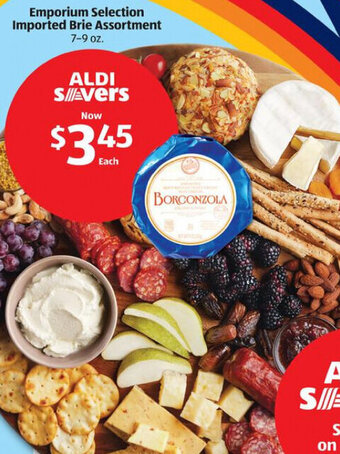 Aldi Emporium Selection Imported Brie Assortment 7-9 oz. offer