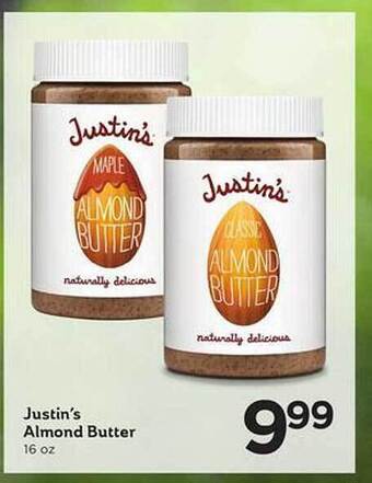 Cub Foods Justin's almond butter offer