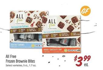 Sprouts Farmers Market All free frozen brownie bites offer