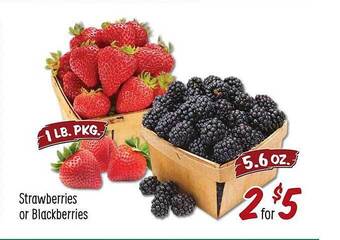 Sprouts Farmers Market Strawberries or blackberries offer