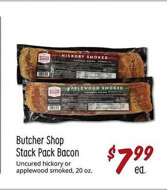 Sprouts Farmers Market Butcher shop stack pack bacon offer