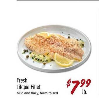 Sprouts Farmers Market Fresh tilapia fillet offer
