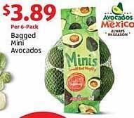 Aldi Bagged mini avocados offer