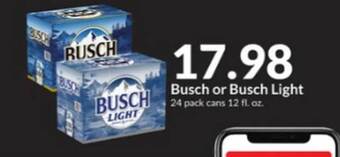 Hy-Vee Busch or busch light offer