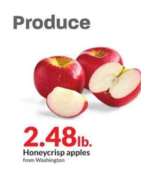 Hy-Vee Honeycrisp apples offer