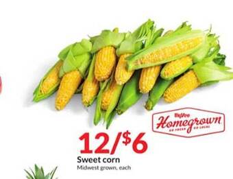 Hy-Vee Sweet corn offer