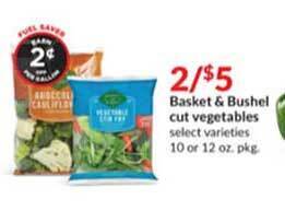 Hy-Vee Basket & bushel cut vegetables offer
