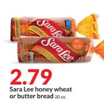Hy-Vee Sara lee honey wheat or butter bread offer