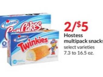 Hy-Vee Hostess multipack snacks offer