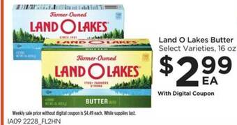Foods Co Land o lakes butter offer