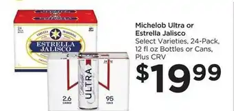 Michelob ultra or estrella jalisco