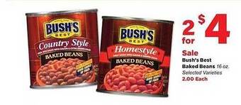 Stater Bros Bush's best baked beans offer
