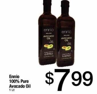 Jons International Ennio 100% pure avocado oil offer