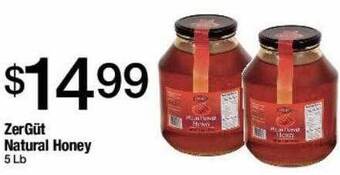 Jons International Zergüt natural honey offer