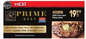 Tom Thumb Usda prime beef ribeye steak offer