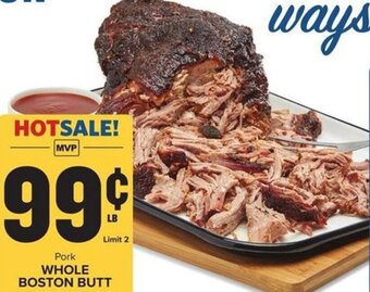 Food Lion Whole Boston Butt offer