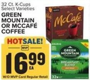 Food Lion Green Mountain Or McCafé Coffee offer