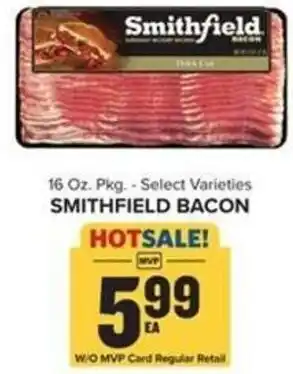 Food Lion 16 oz. Smithfield Bacon offer