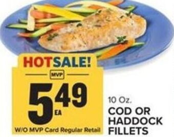 Food Lion 10 oz. Cod or Haddock Fillets offer