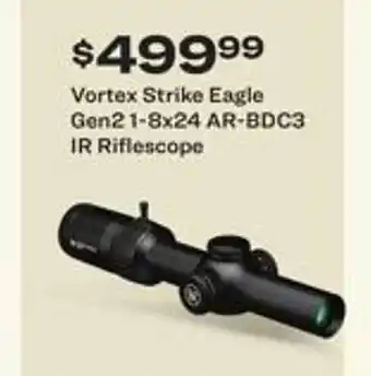 Academy Vortex strike eagle gen2 1-8x24 ar-bdc3 ir riflescope offer