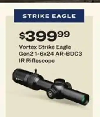 Academy Vortex strike eagle gen2 1-6x24 ar-bdc3 ir riflescope offer