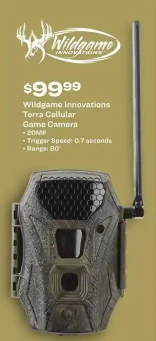 Academy Wildgame innovations terra cellular game camera offer