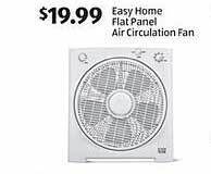 Aldi Easy home flat panel air circulation fan offer