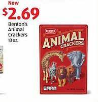 Aldi Benton's animal crackers offer