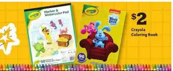 Family Dollar Crayola coloring book offer