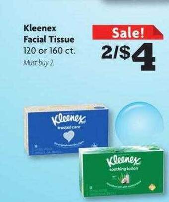 Family Dollar Kleenex facial tissue offer