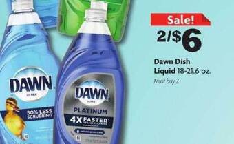 Family Dollar Dawn dish liquid offer